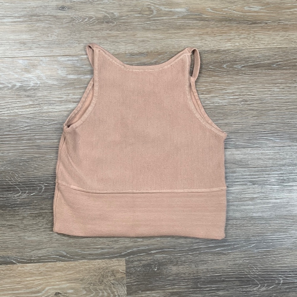 Oliviaceous high neck tank top